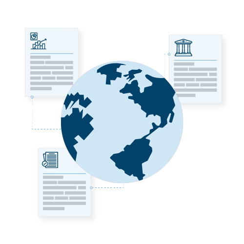 Globe linked to regulation documents