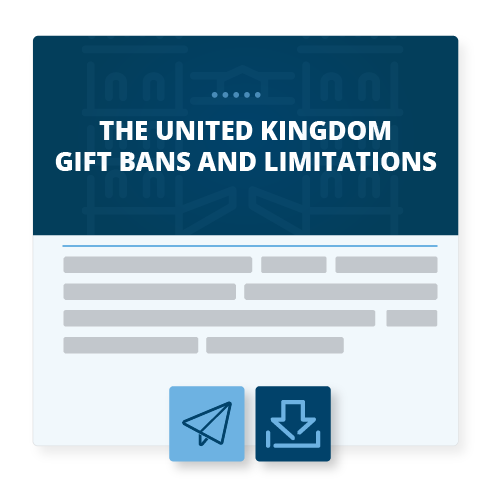 United Kingdom gift bans resource with send and download options