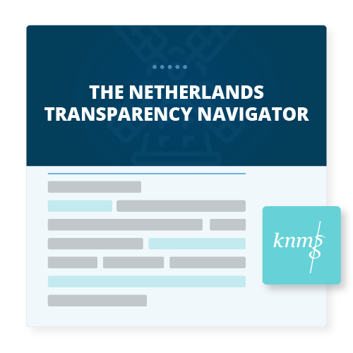 The Netherlands Transparency Navigator with linked source